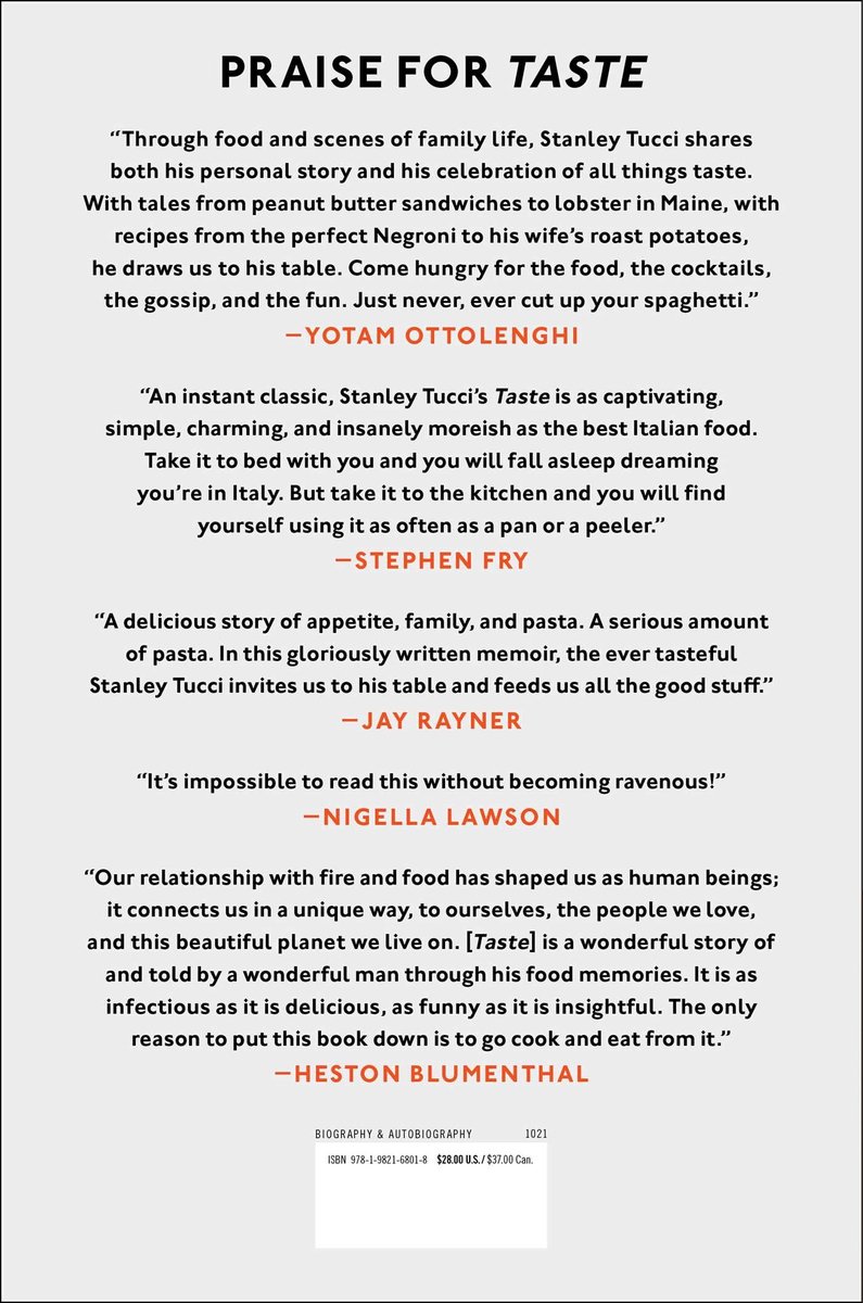 Taste - back cover