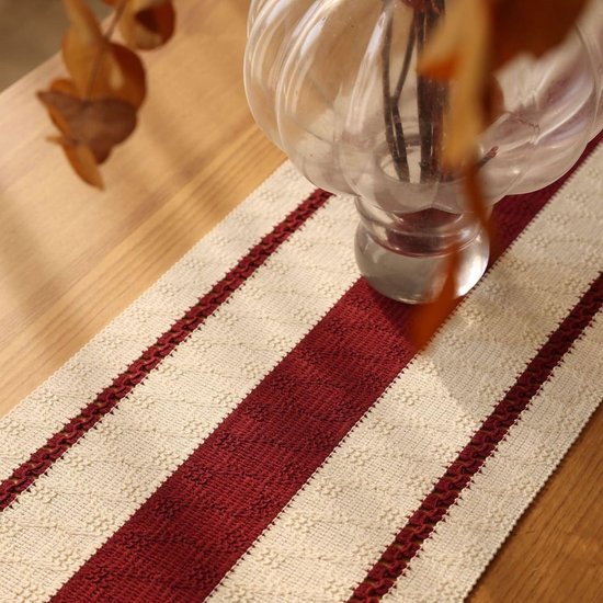 Allecto plus - Macrame Tafelloper in boerderij-stijl met kwastjes ...