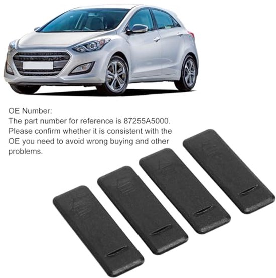 ABS Autodak Clip Cover, Fit voor I20 I30, voor I20 Vanaf 2014 Met OE Auto Imperiaal Molding Clip