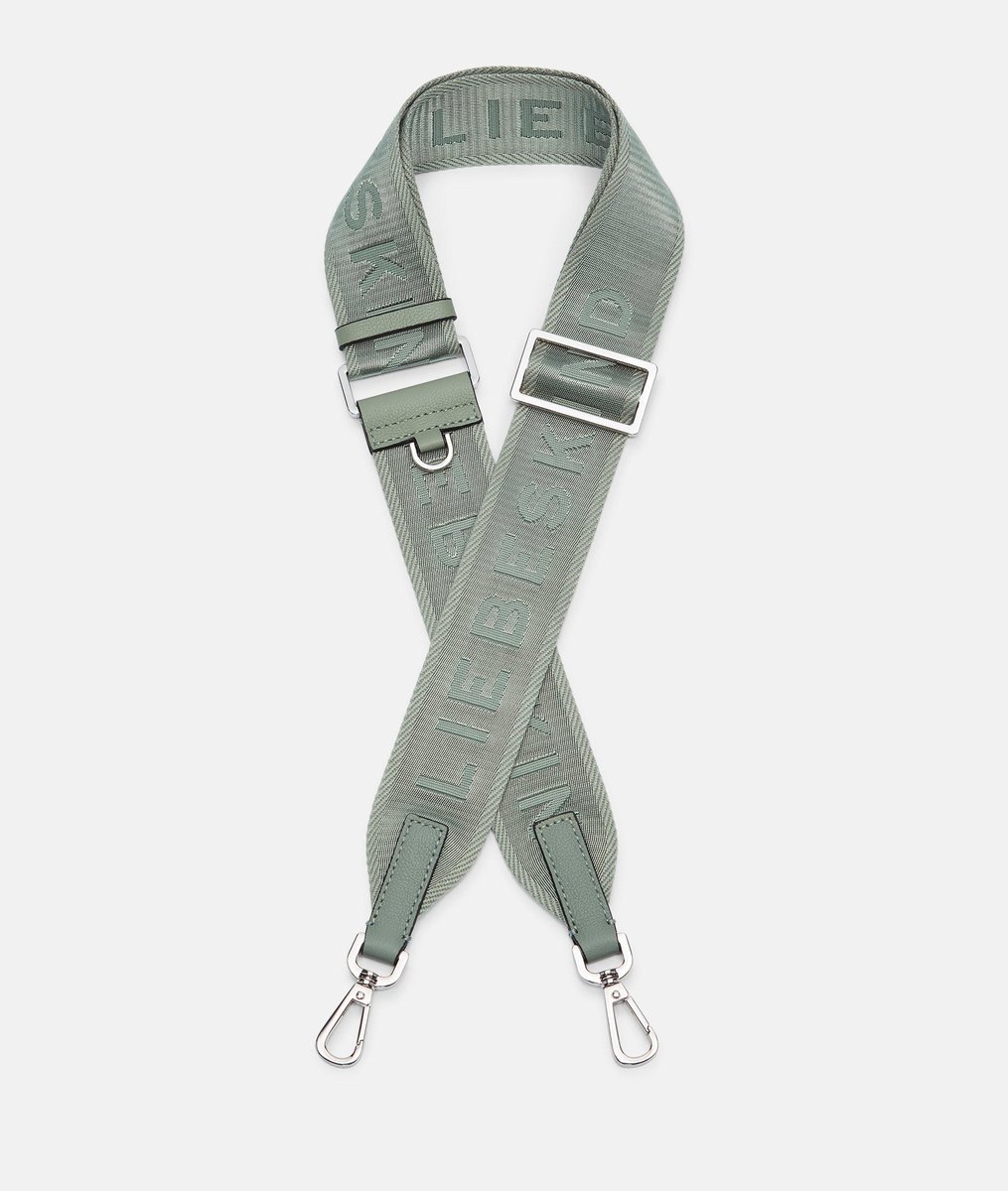 LIEBESKIND BERLIN Schouderriem Accessoires voor tassen 5 cm Classic Webbing Forest Green Groene