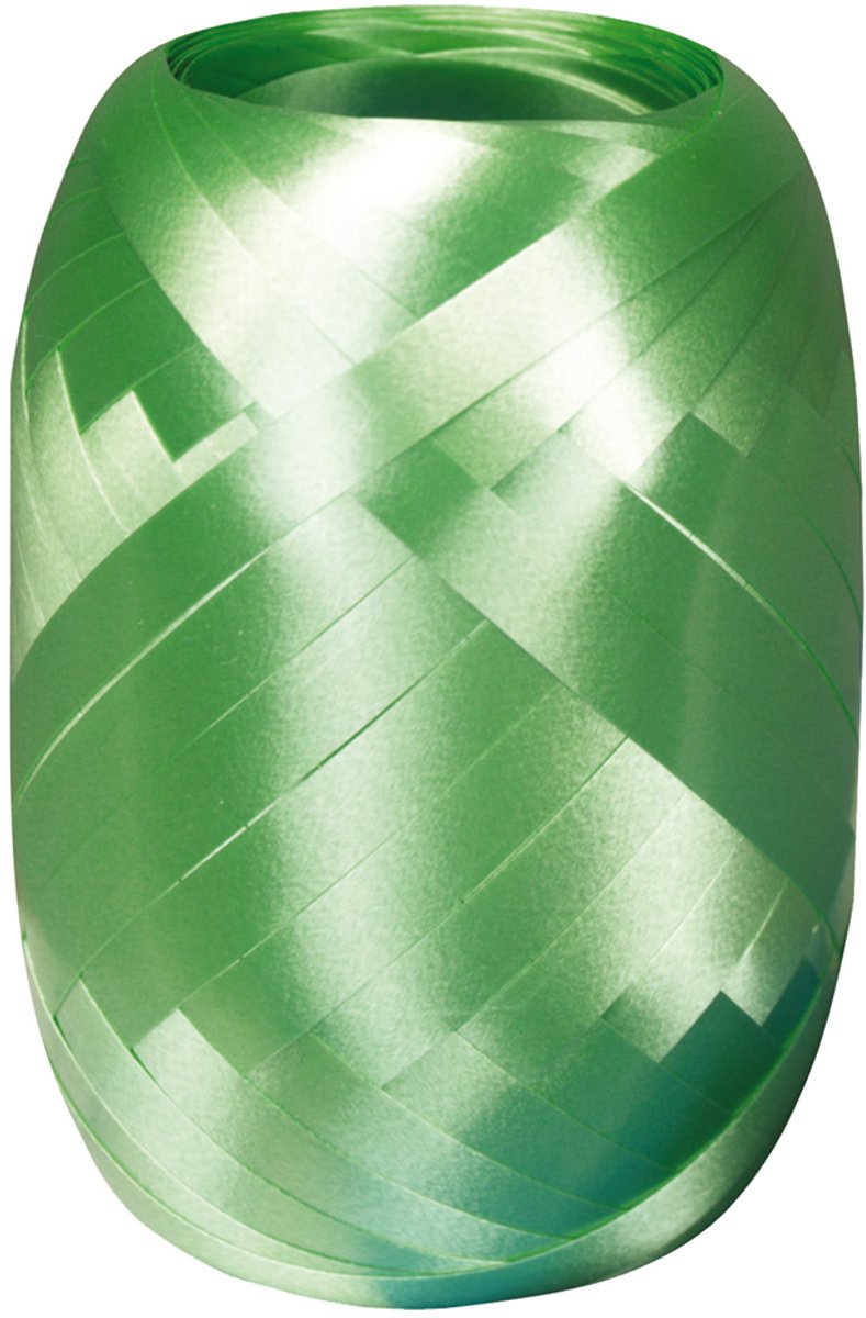 SUSY CARD krullint op eivormige bol, glad, 5 mm x 20 m, appelgroen