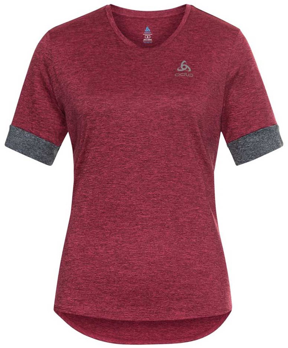 Odlo Ride Easy T-shirt Met Korte Mouwen Vrouw Grijs