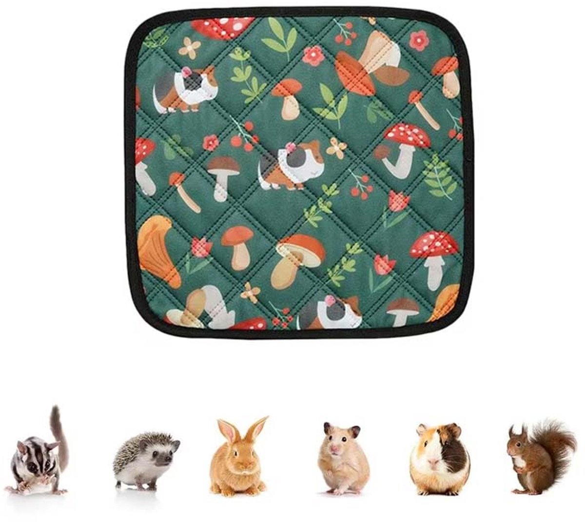 Herbruikbare Pads Voor Cavia’s – 30 X 30 cm – Wasbare En Superabsorberende Pads Kooimat – Lekvrije Urinemat Voor Konijnen, Hamsters En Cavia’S