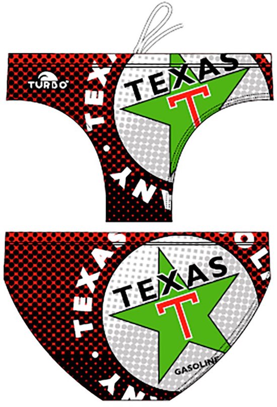 Slip de bain flou Turbo Texas Gasoline Multicolore M Homme