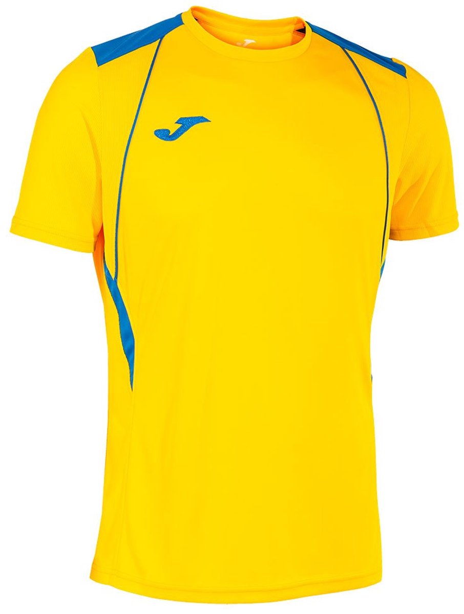 Joma Championship Vii T-shirt Met Korte Mouwen Geel 4-5 Years Jongens