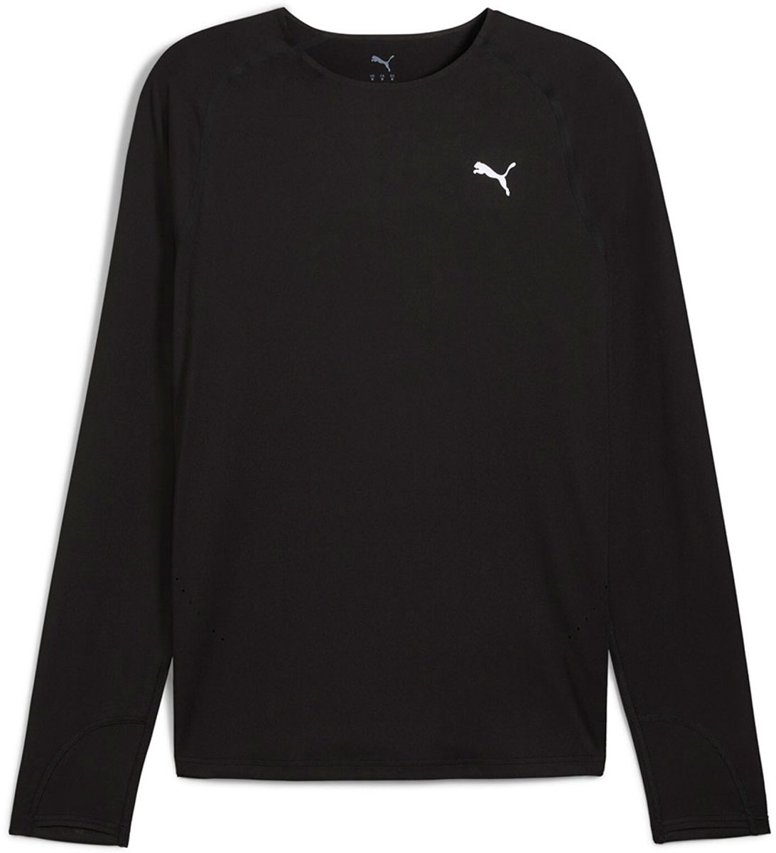 Puma Cloudpun T-shirt Met Lange Mouwen Man Zwart