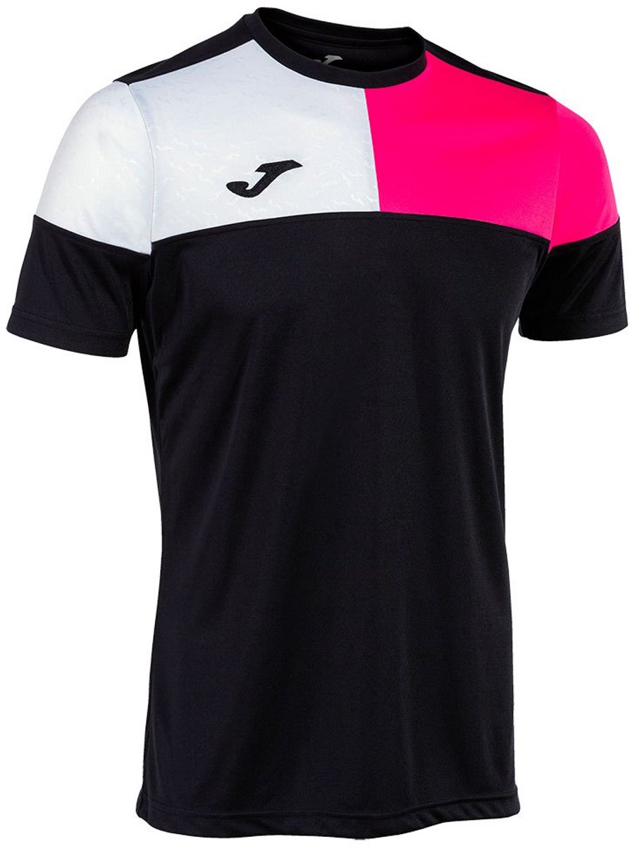Joma Crew V T-shirt Met Korte Mouwen Zwart 12-14 Years Jongens,Meisjes