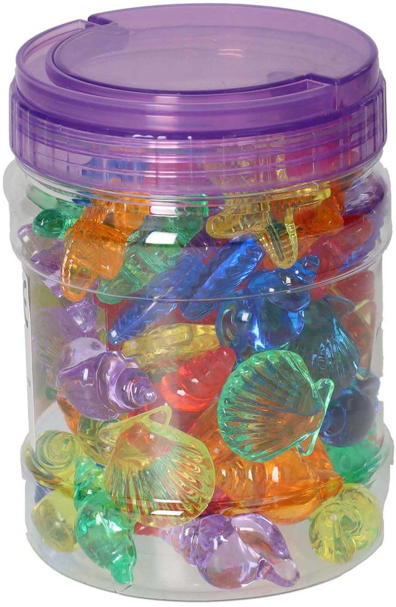 Transparante Schelpenfiguren - 72dlg