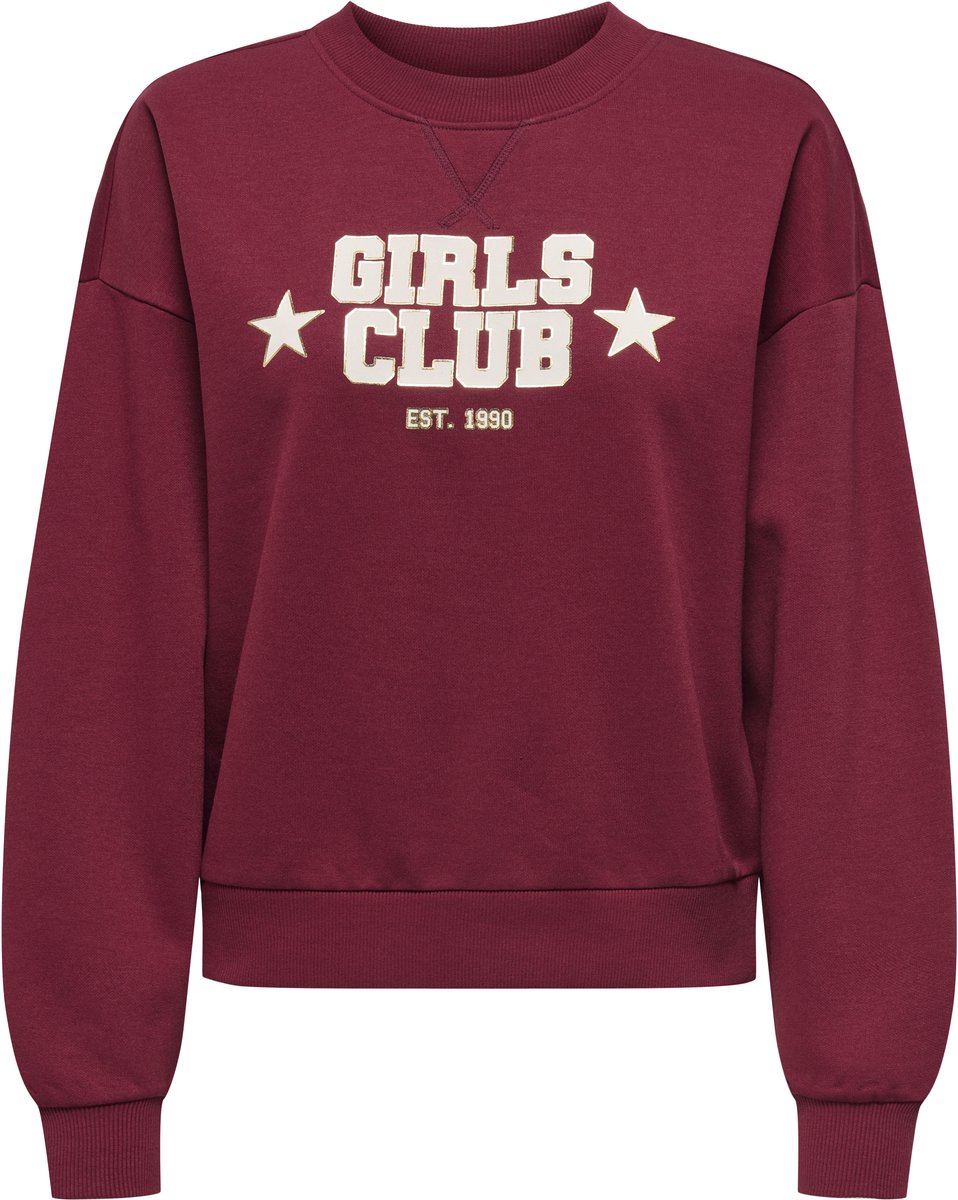 Only Jo Print Box Sweater Dames - Maat S