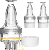 2 applicators, snelle en efficiënte applicatie, geen rommel haar serum applicator kleine applicatietool, haar applicator fles borstel hoofdhuid applicator kam