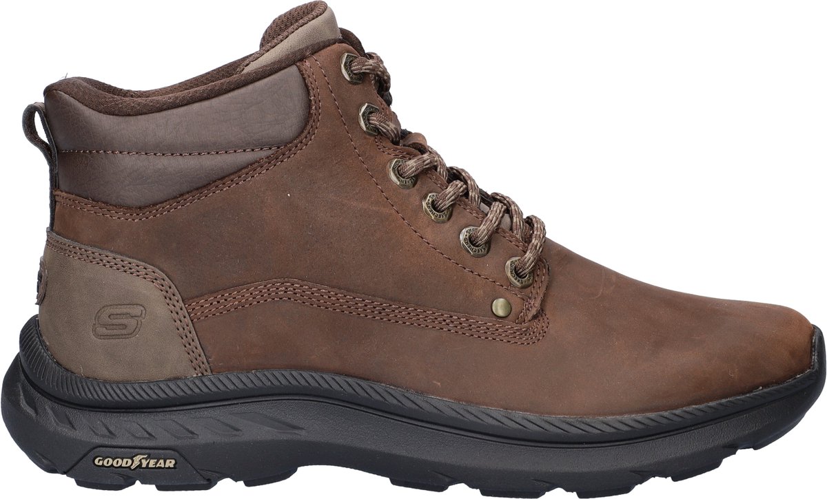 Skechers POLLARD WAYLON Heren Instappers Donkerbruin