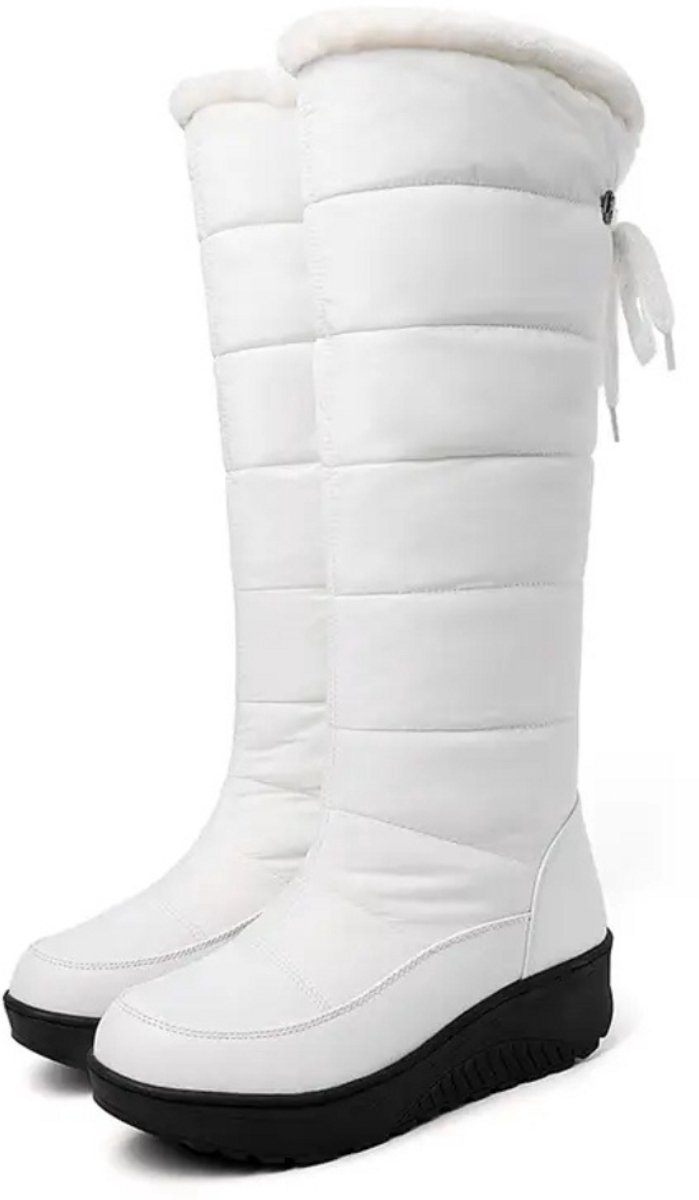 Livano Snowboots Dames Sneeuwschoenen Snowboots Wintersport Ski Gadgets Wit