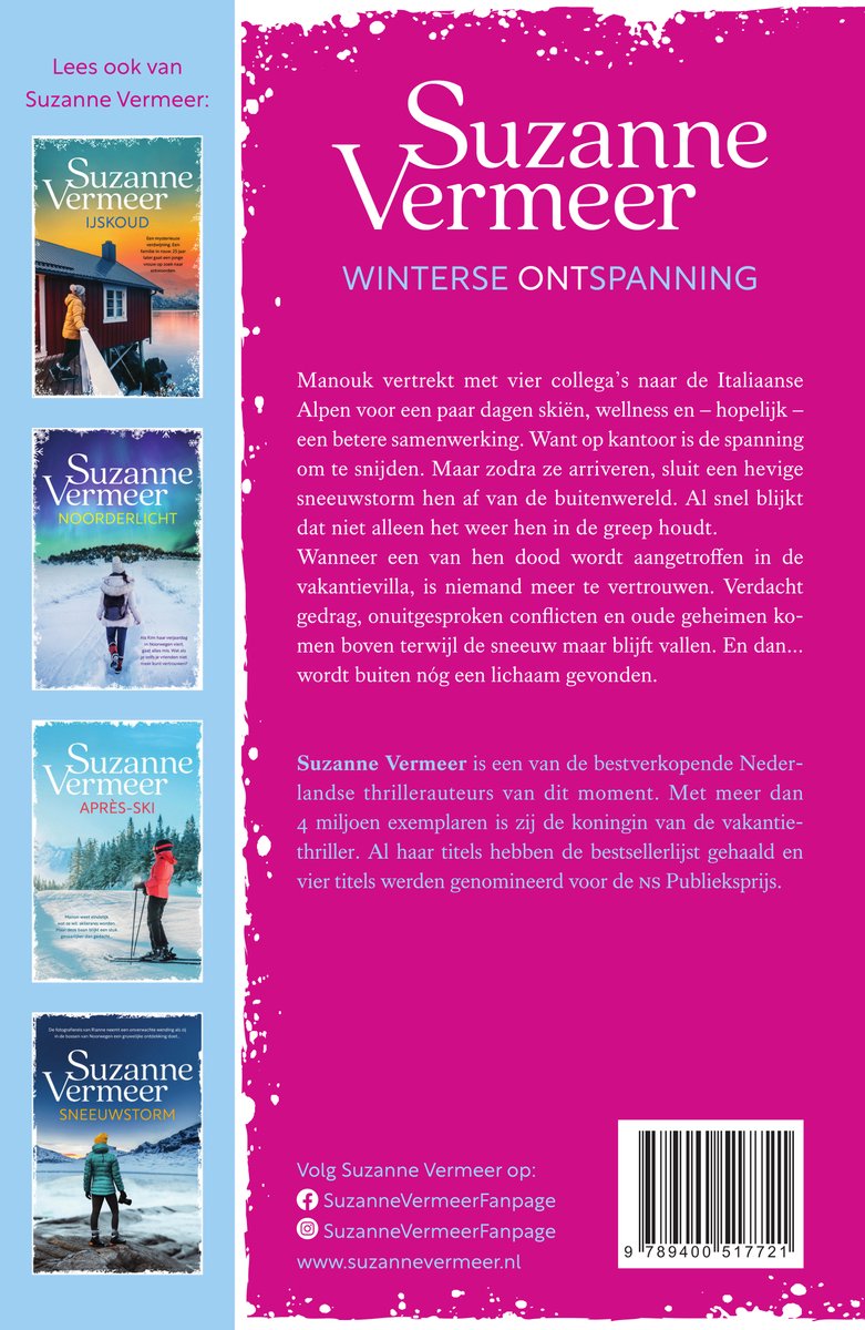 Ingesneeuwd - back cover