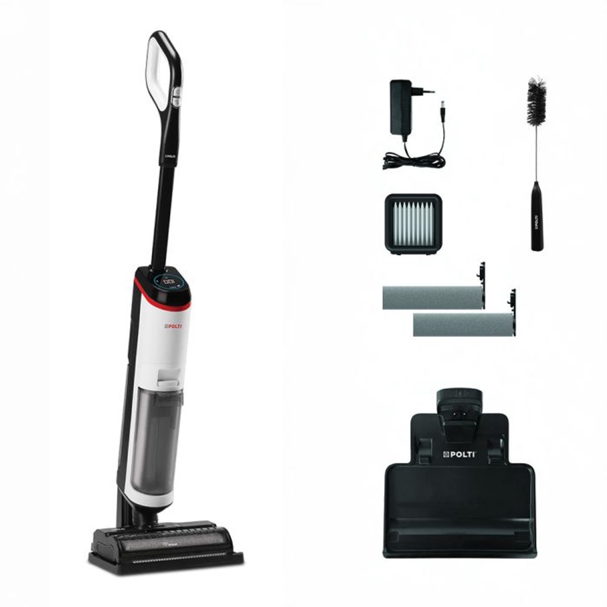 Polti RollySteam WD30C Cordless 3-in-1 Vloerreiniger – Stofzuiger, Dweil & Stoomreiniger