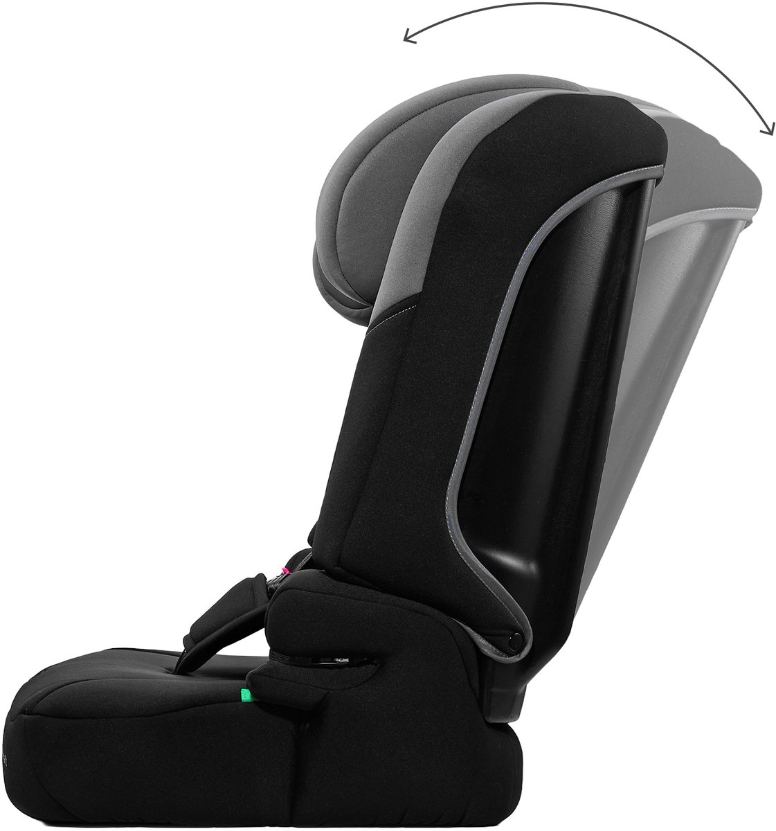 Kinderkraft I-COMFY 3-in-1 i-Size Autostoel – 76-150 cm – Groep 1/2/3 – R129 Goedgekeurd – Grijs thumbnail 2