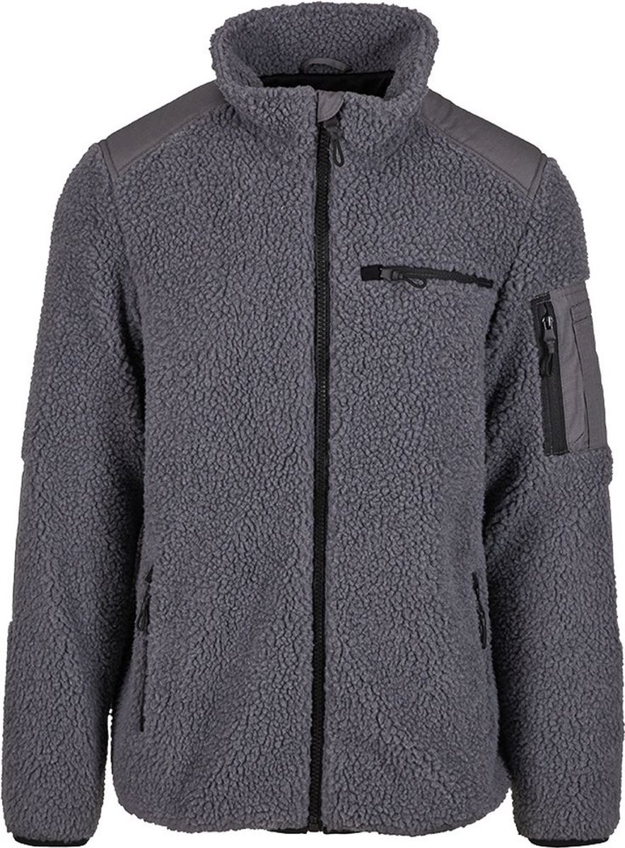 Brandit - Ramble Teddyfleece Jacket - L - Grijs
