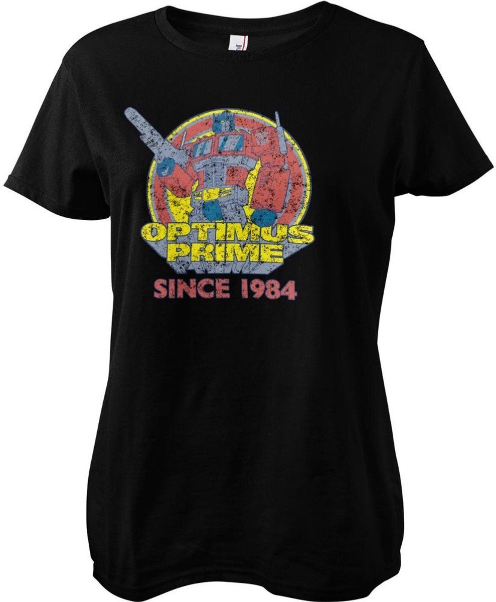 Transformers Optimus Prime - Since 1984 Girly Tee dames-T-shirt zwart
