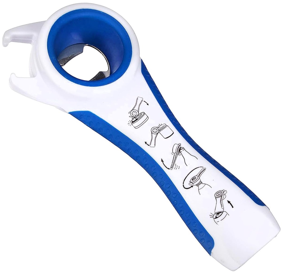 5-in-1 multi-opener - veelzijdig en ergonomisch - 1 stuk