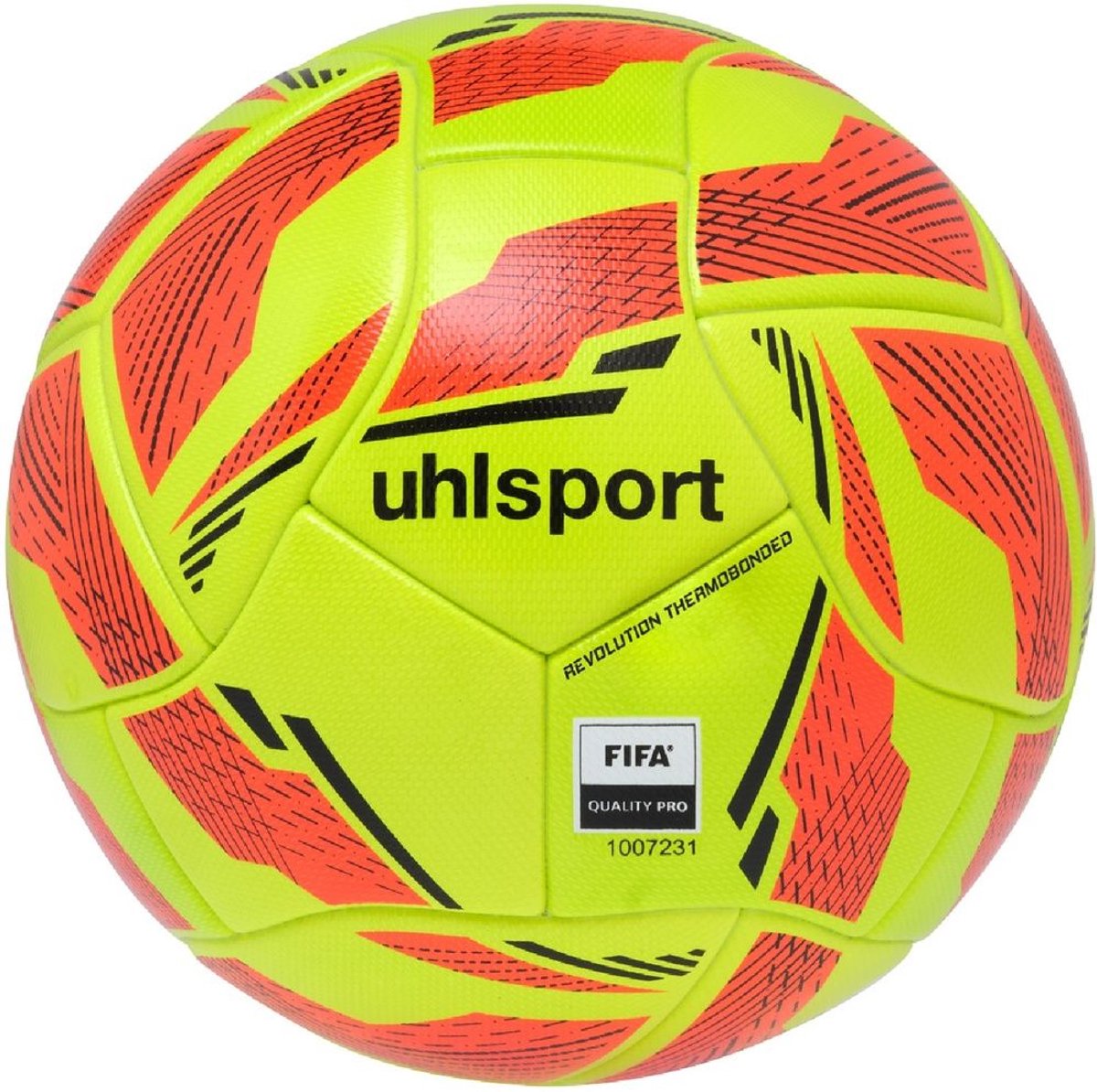 Uhlsport Fußball Revolution Thermobonded 1001762 Fluo Gelb/Fluo Rot/Schwar-5
