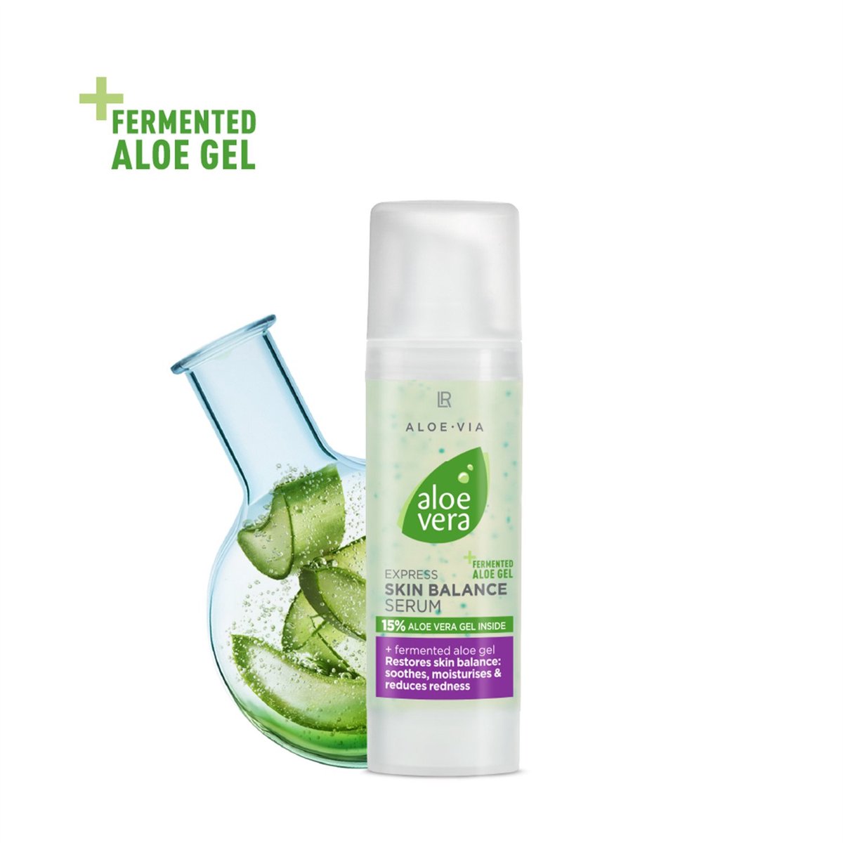 express Skin balance serum LR met Fermented aloe vera gel