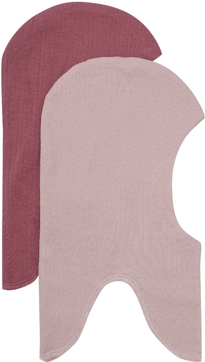 Minymo kinder muts balaclava Double 6167 Violet Ice