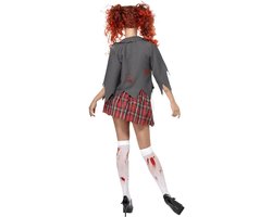 "Zombie schoolmeisje kostuum Halloween outfit - Verkleedkleding - Medium"