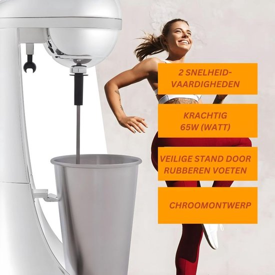 MKSS® Milkshake Machine - Milkshake Maker 8 in 1 - Milkshake Beker - 650ML van Merkloos — afbeelding 2