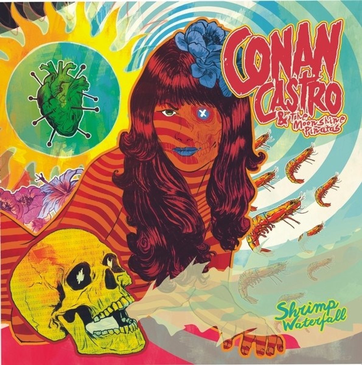 Conan Castro & The Moonshine Pinatas - Shrimp Waterfall (LP)