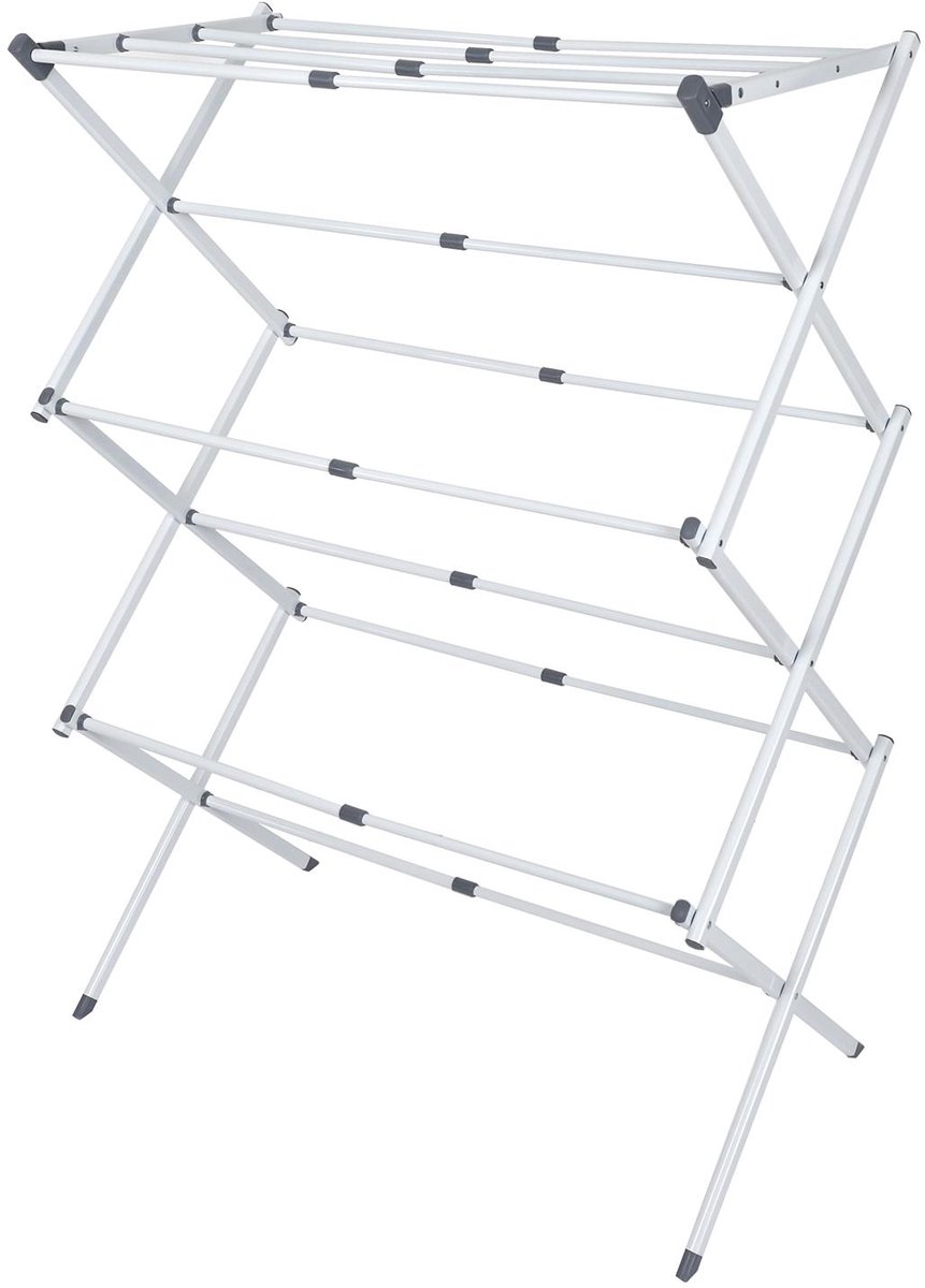 4goodz Droogrek Inklapbaar - Metalen Wasrek - 9m Droogruimte - Wit