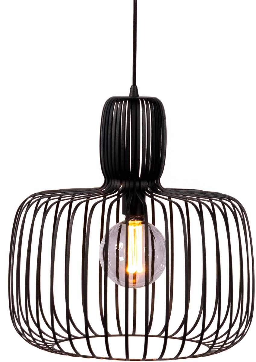 Vurna - Vurna Juliette hanglamp zwart staal 55 cm