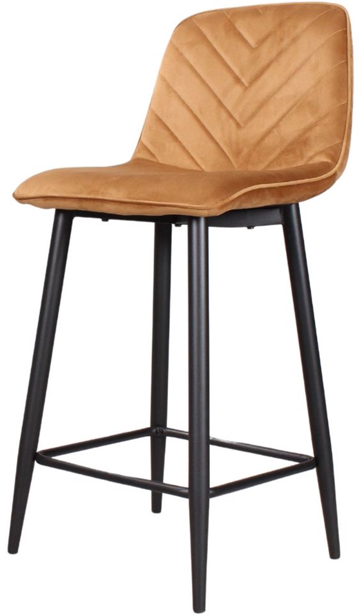 DS4U - Gaby barkruk velvet 65 cm 2.0 - goud
