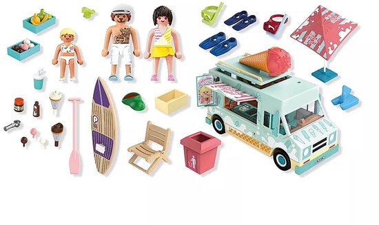 PLAYMOBIL My Life: IJscowagen met surfshop - 71904 | bol