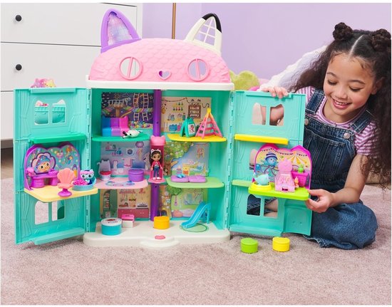 Gabby's Dollhouse - Bateau De Croisière Gabby + Salle De Bain Marine - Playsets Deluxe Avec Figurines Et Effets Magiques