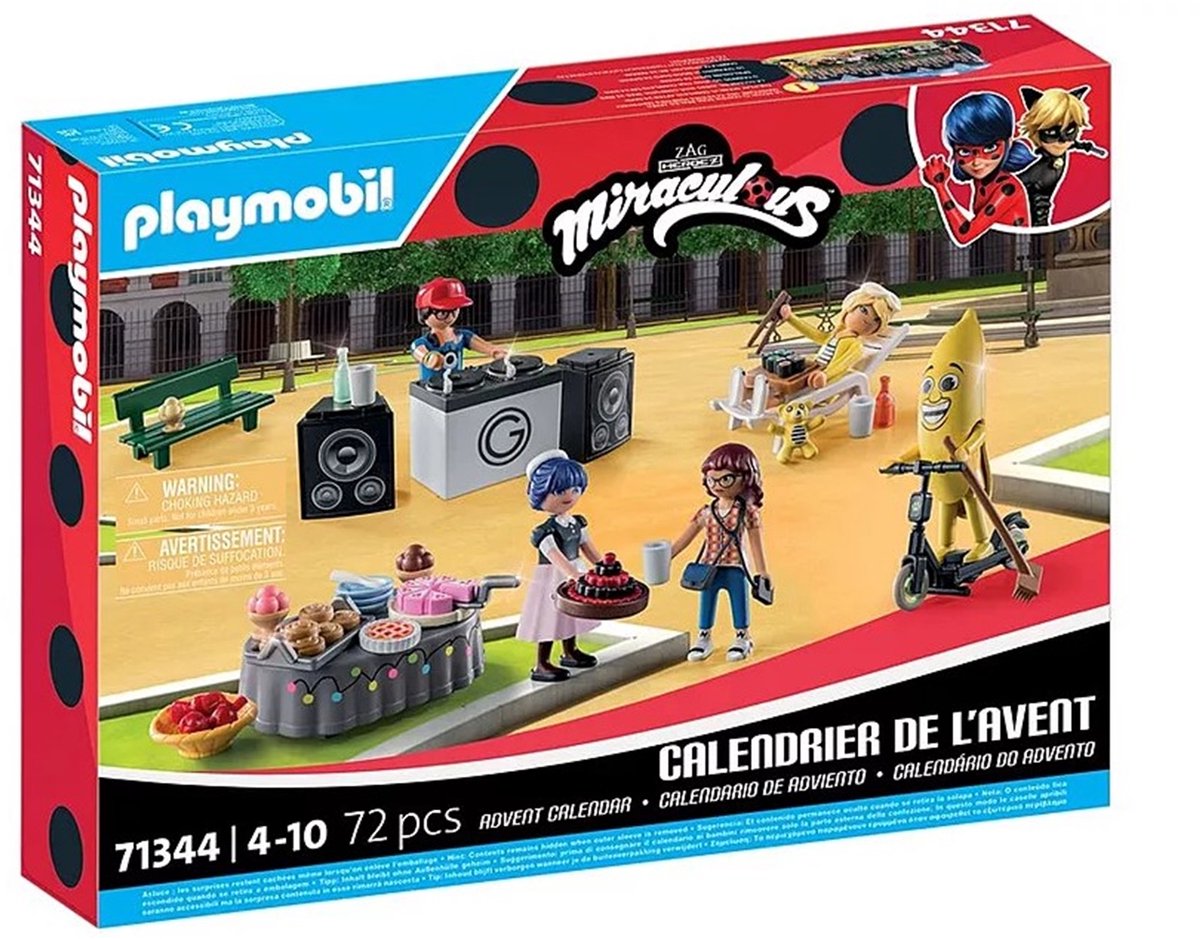 PLAYMOBIL Adventskalender - Picknick in Parijs constructiespeelgoed 71344