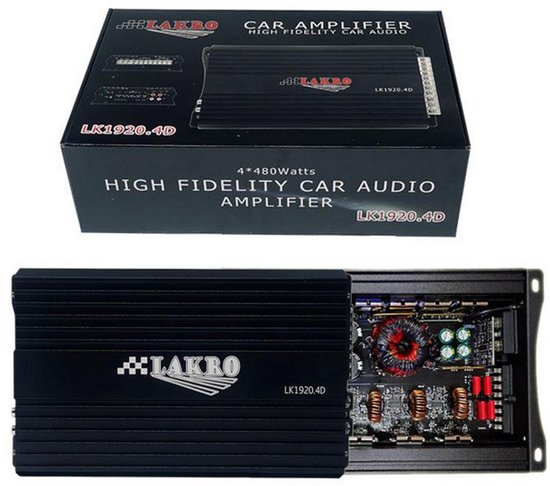 4 Kanaals versterker voor jouw auto | MB Car Audio