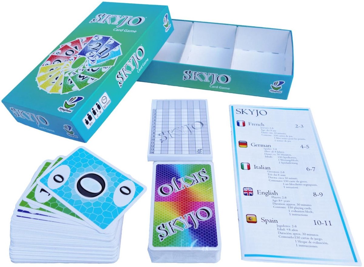 SKYJO Kaartspel - Gezelschapsspel - 2-8 spelers - vanaf 8 jaar - Magilano — afbeelding 6
