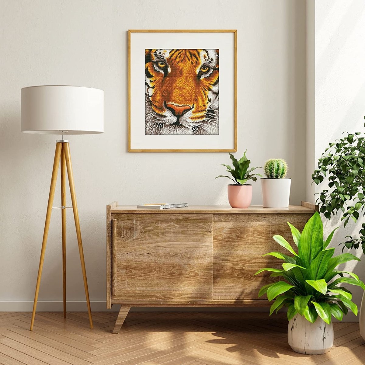 Diamond Dotz® Tiger Bengal Magic - Diamond Painting (44x50 cm) — afbeelding 2