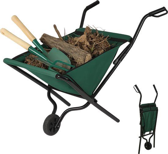 Lomera opvouwbare kruiwagen – 600D polyester – metalen frame