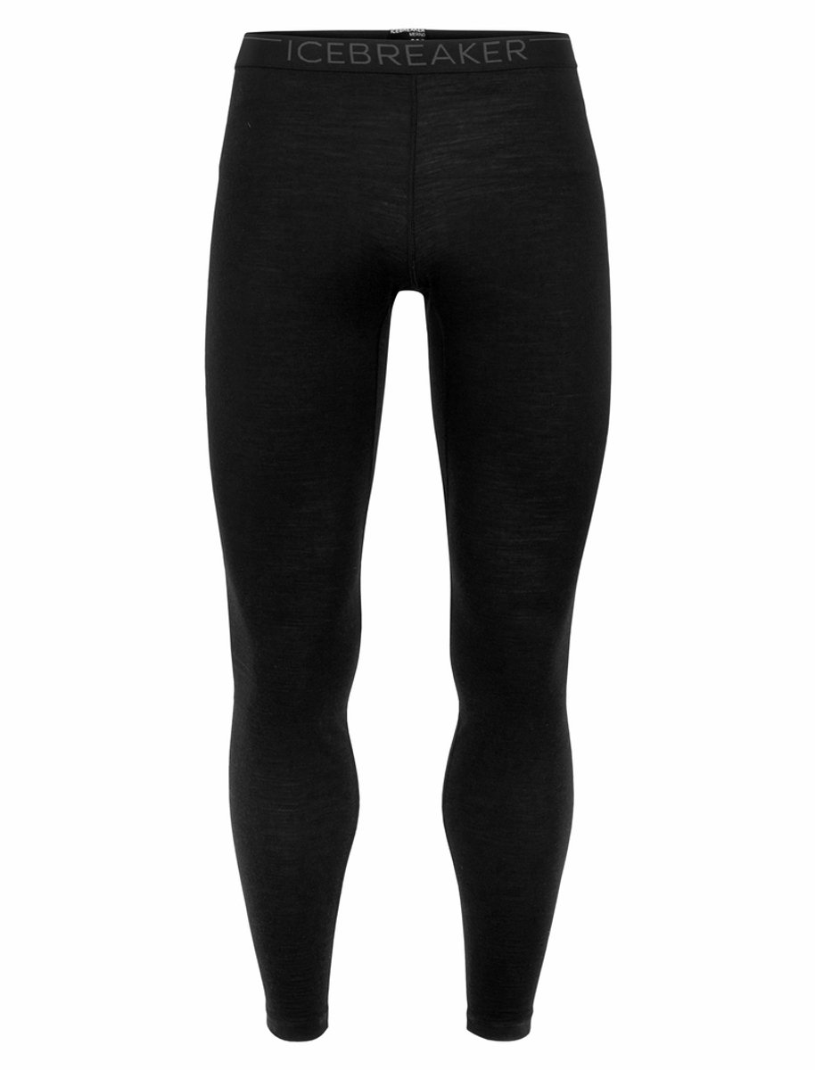 Icebreaker 200 Oasis Merino Basislaagbroek Zwart 3XL Man