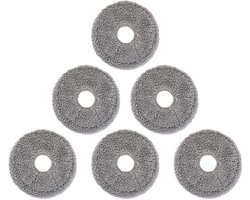 6-pack -Dweilpads – Geschikt voor Dreame L10S Ultra, L10 Ultra, L10S Pro, Xiaomi X10+, herbruikbaar en wasbaar Wet Mop Pad