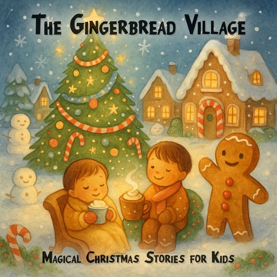 Magical Christmas Stories for Kids, The Gingerbread Village  ... - cover