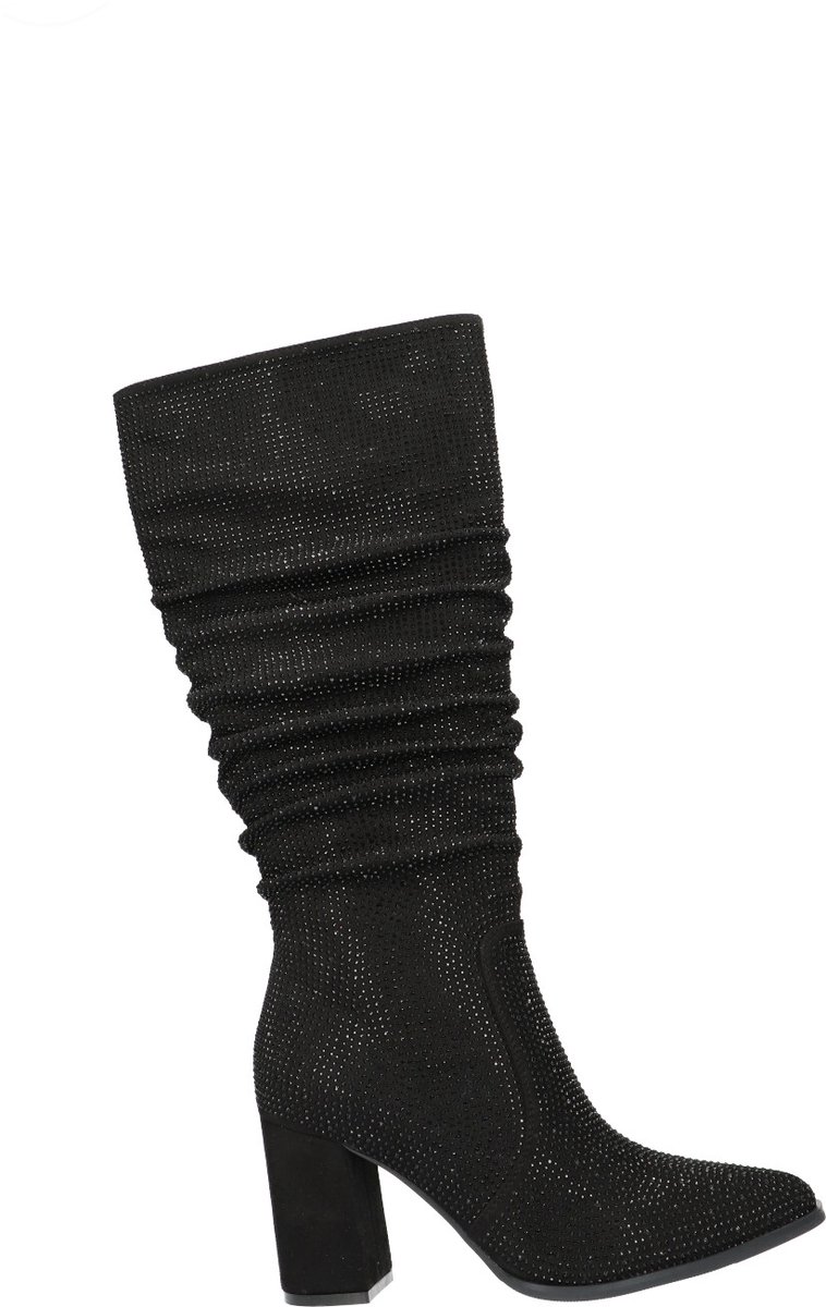 La Strada Laars Zwart Textiel - Damesschoenen - Maat - 42