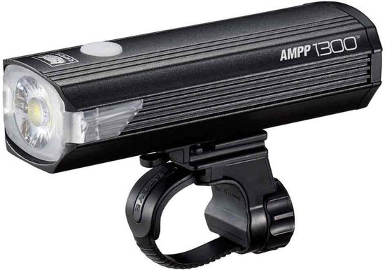 Cateye AMPP1300 Voorlicht - Lumens: 1300 - USB Oplaadbaar - OptiCube Lenstechnologie - 5 Lichtmodi - Zwart — afbeelding 5