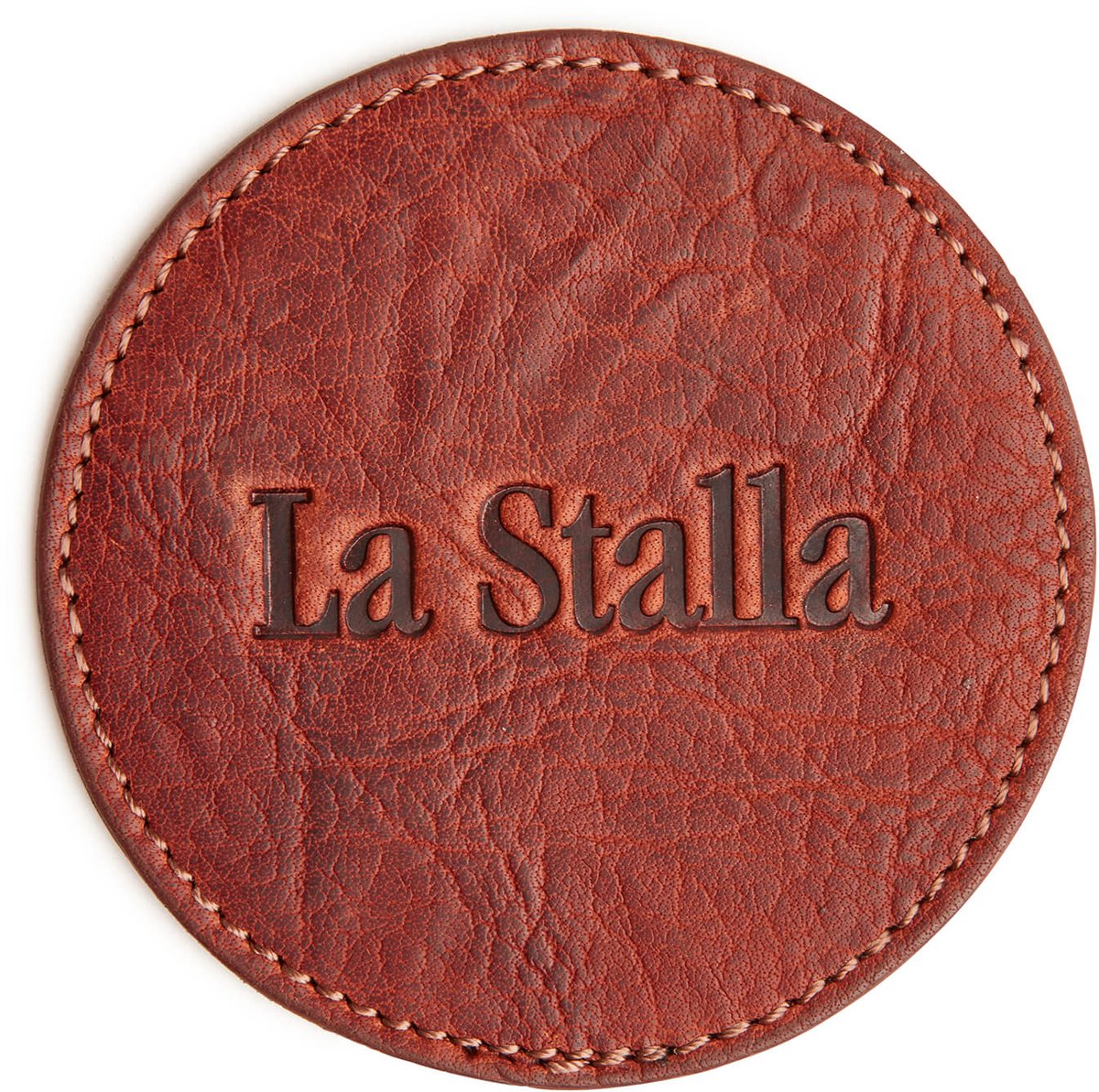 Onderzetter rond 10cm dubbel met enkel stiksel - Served with Style