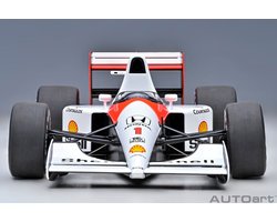 AUTOart 1/18 McLaren Honda MP4/6 - 1991 #1 Ayrton Senna, zonder McLaren logo *Limited Edition 1/1.000*