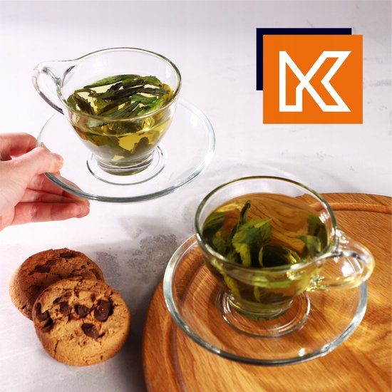 KADAX Glazen Kopjes Met Onderzetter, 200 Ml/250 Ml, Transparante Kopjes Theekop Koffiekopjes Schotel Mok Hannah 4 Stuks 1723125994 KADAX Glazen Kopjes Met Onderzetter, 200 Ml/250 Ml, Transparante Kopjes Theekop Koffiekopjes Schotel Mok Hannah 4 Stuks 1723125994