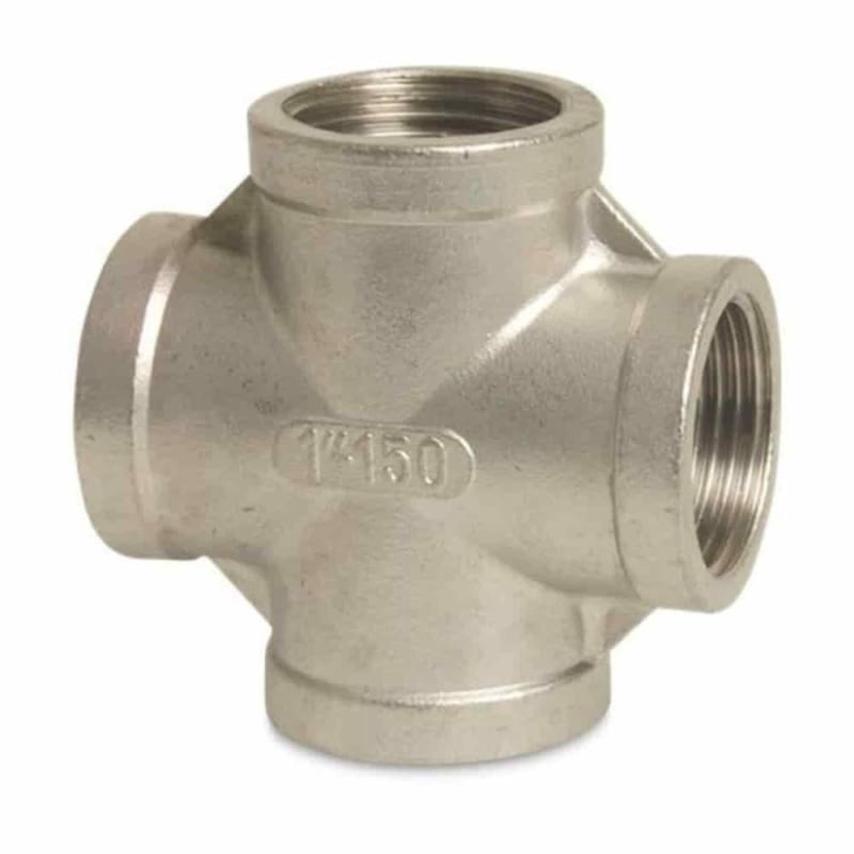 RVS Kruisstuk 3/4", Draadfitting RVS, V4A Fitting