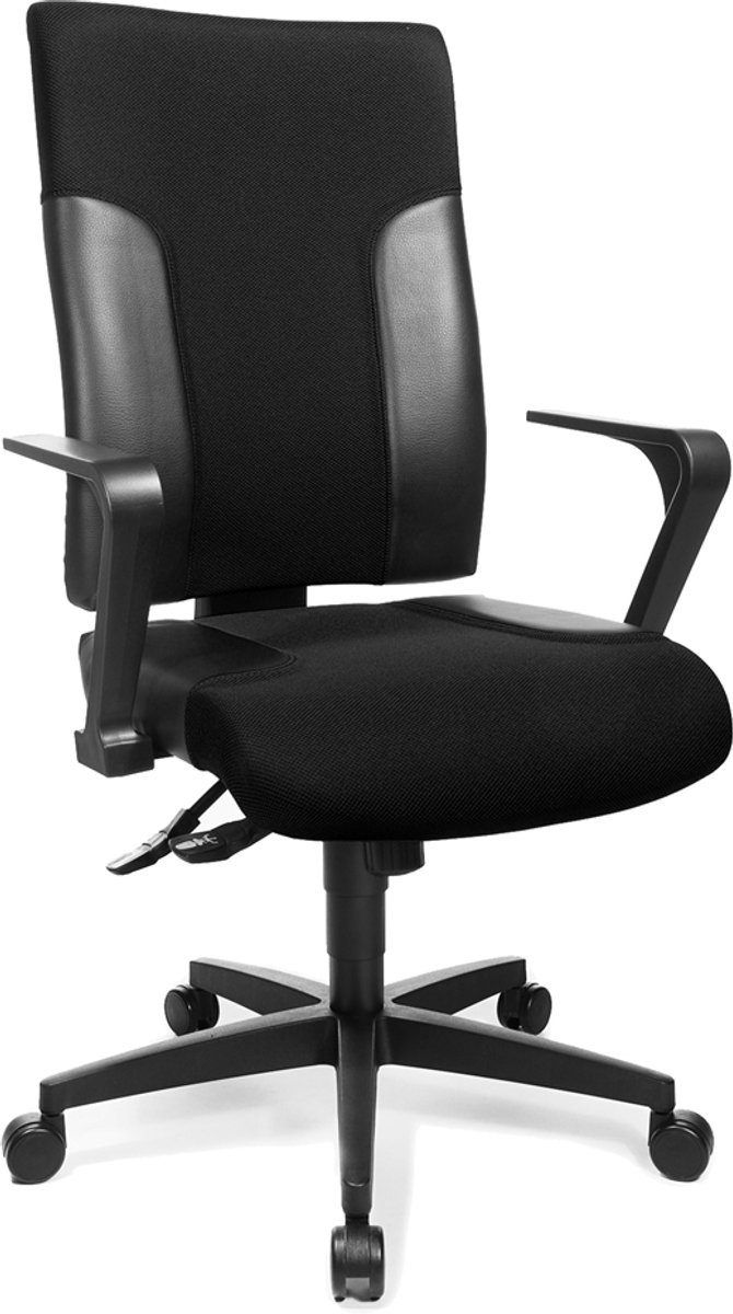 Topstar "Topstar Brodrehstuhl ""Two 20"", schwarz / schwarz" zwart