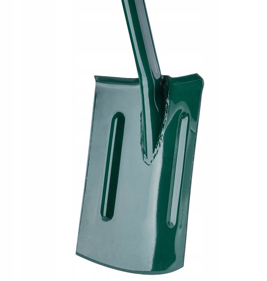 KADAX Spade, tuinspade om te graven, tuinschep met ergonomische steel, schep van metaal, grafschep voor tuin, schip, tuinspade, grafschep (rond met versterking, D-greep) van Merkloos	 — afbeelding 3