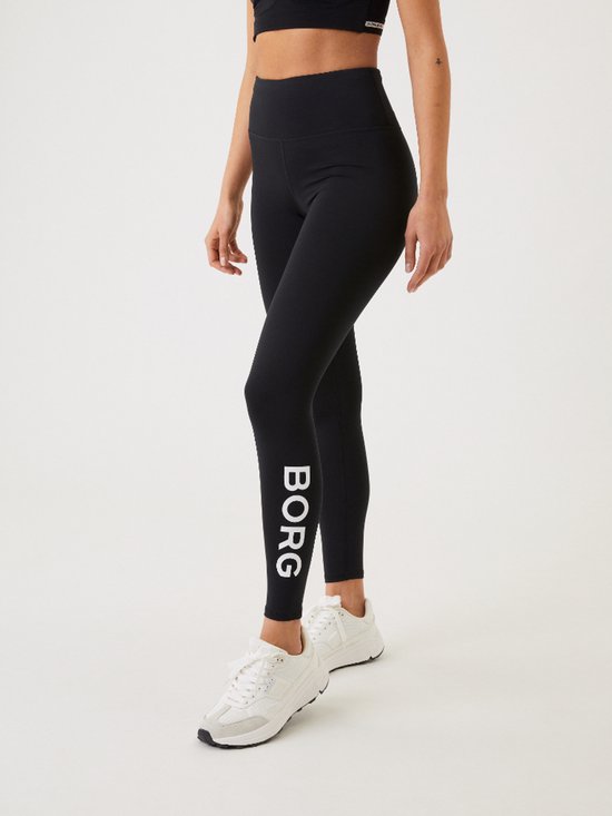BJORN BORG LOGO TIGHTS - Legging de sport - Zwart - Femme - Taille L